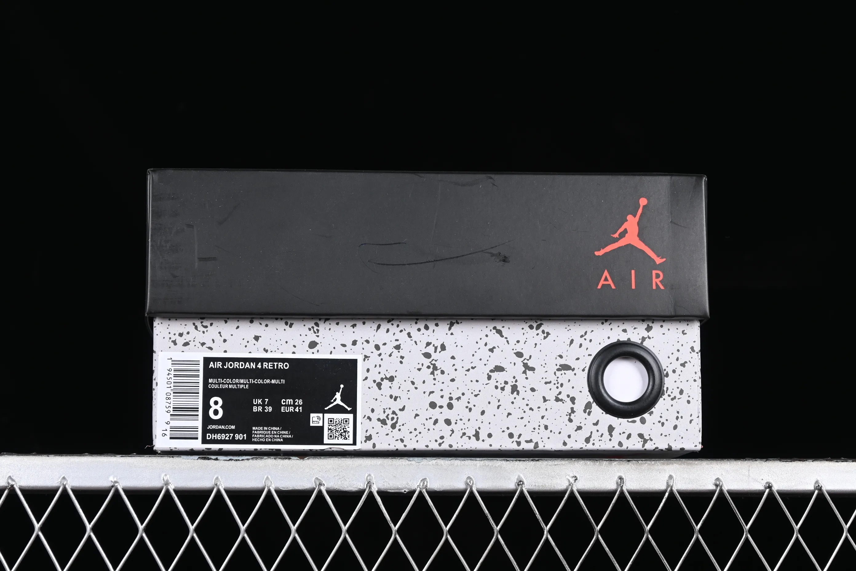 All categories Air Jordan Jordan series basketball shoes Air Jordan 4 J.Balvin x Air Jordan 4 Retro AJ4 Joe 4 rainbow gradient DH6927-901